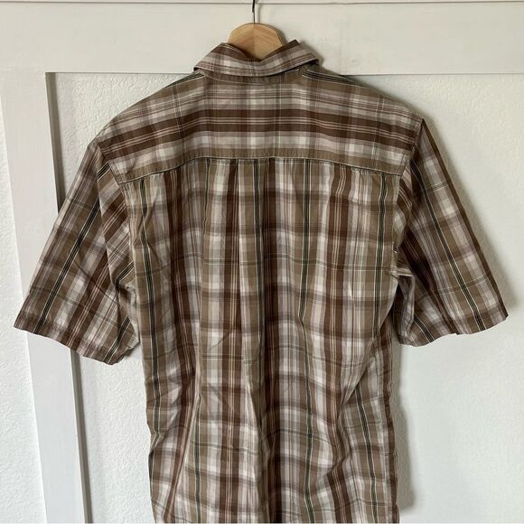 Carhartt Men's Small Relaxed Fit Plaid Button-down Shirt. - Picture 5 of 7